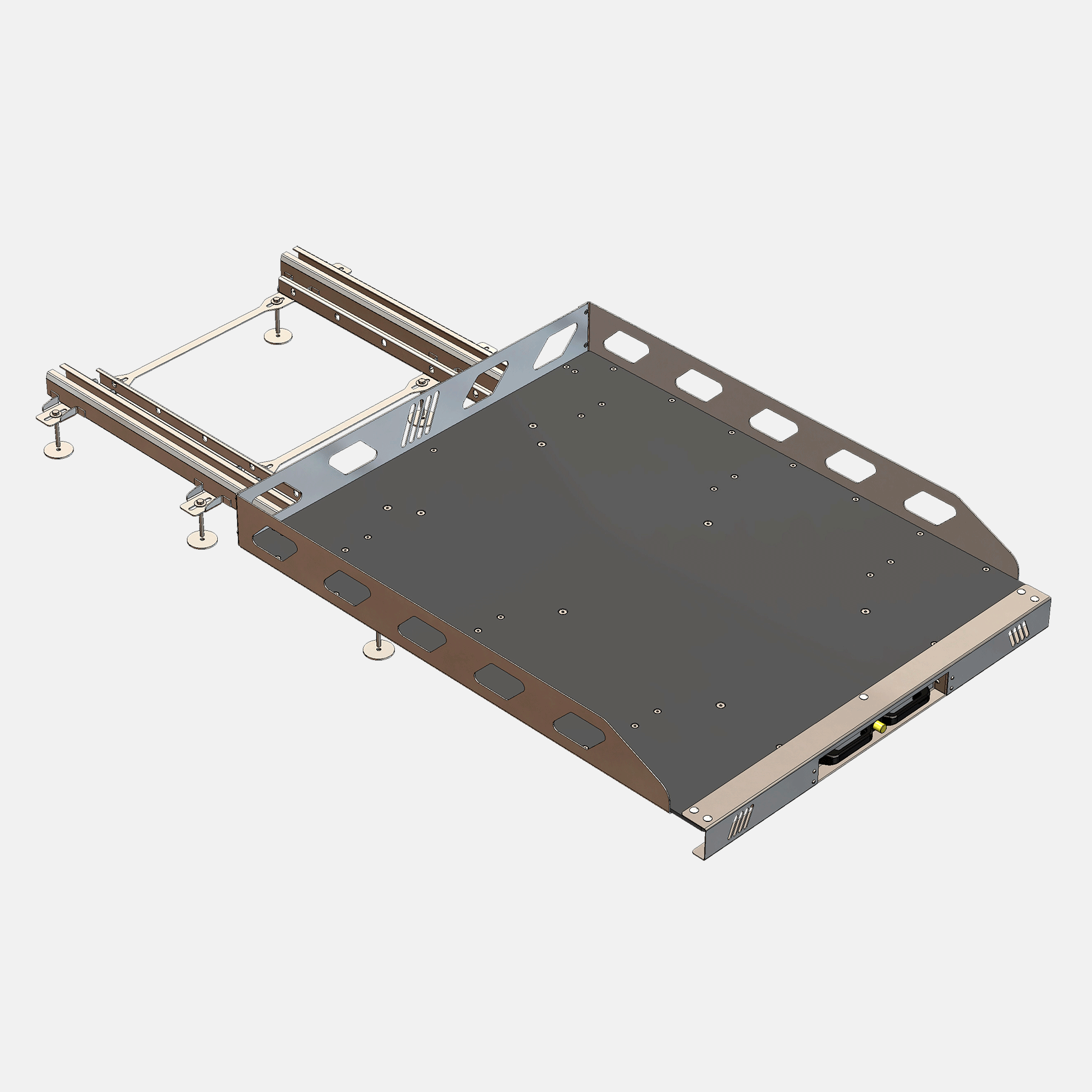 Heavy duty bed slide PESADA 600kg