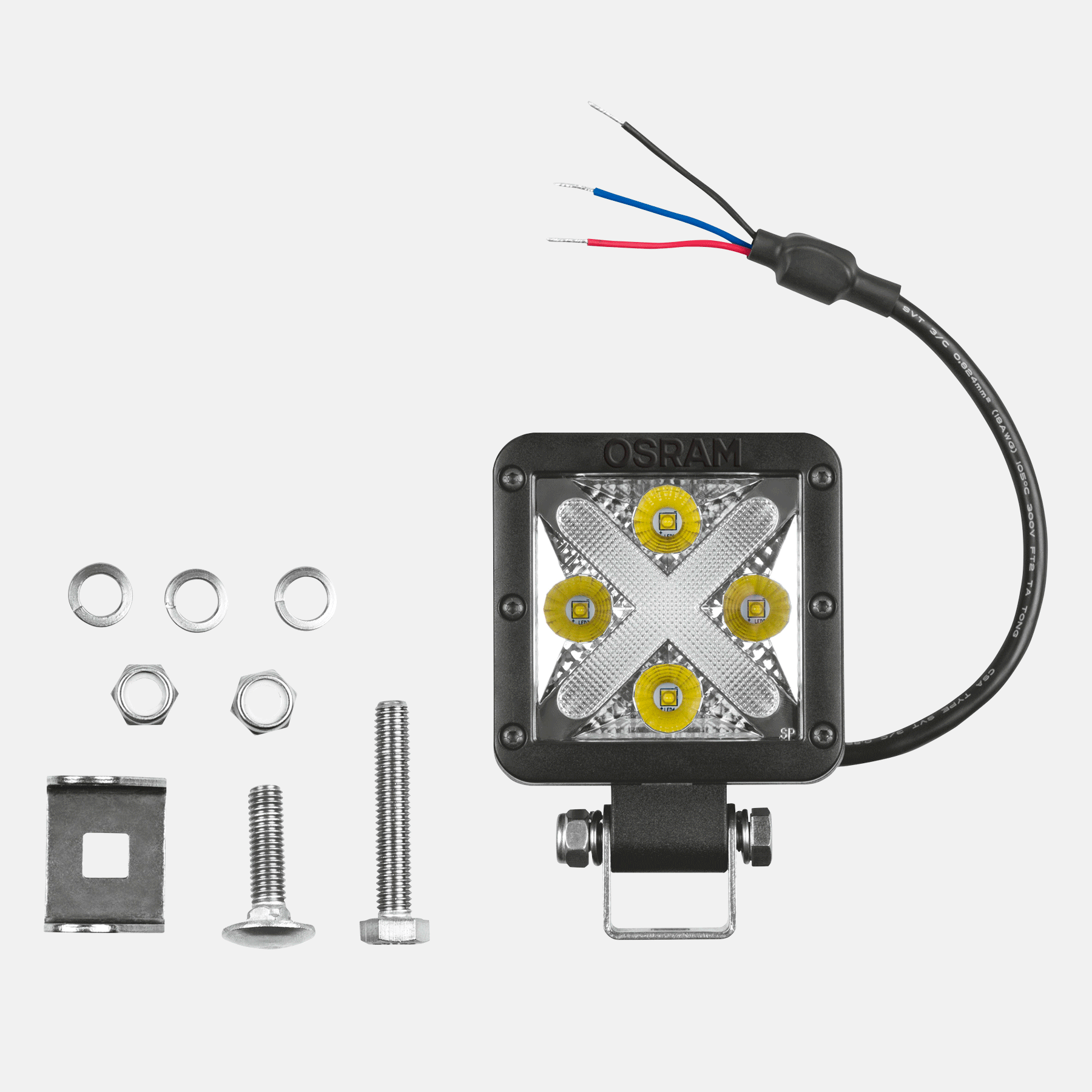 OSRAM LEDriving® Cube-X Wide & Accent with daytime running lights X SHAPE work lights reversing lights