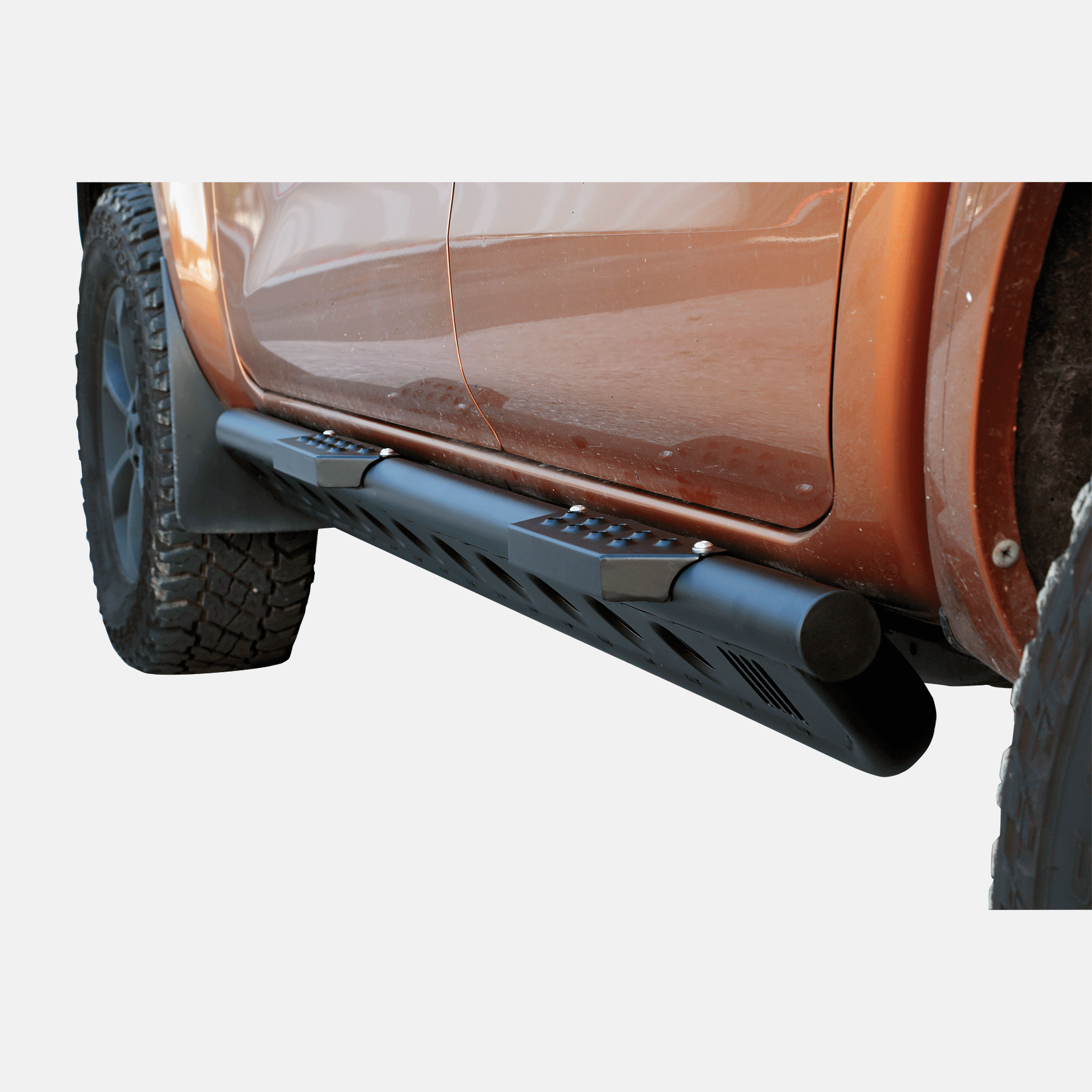 Rockslider LAPIS aluminum NP300 for Nissan Navara from 2016