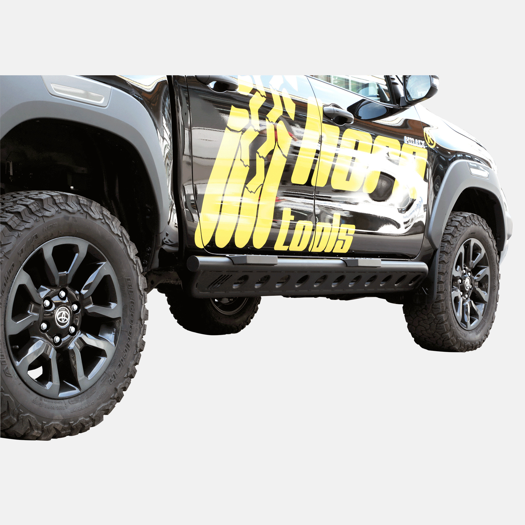 Rockslider LAPIS Aluminium für Toyota Hilux ab Bj. 2016