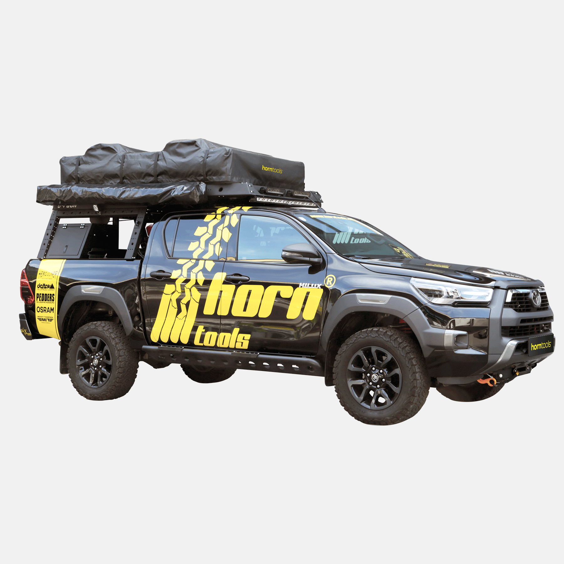 Rockslider LAPIS Aluminium pour Toyota Hilux à partir de l'année 2016