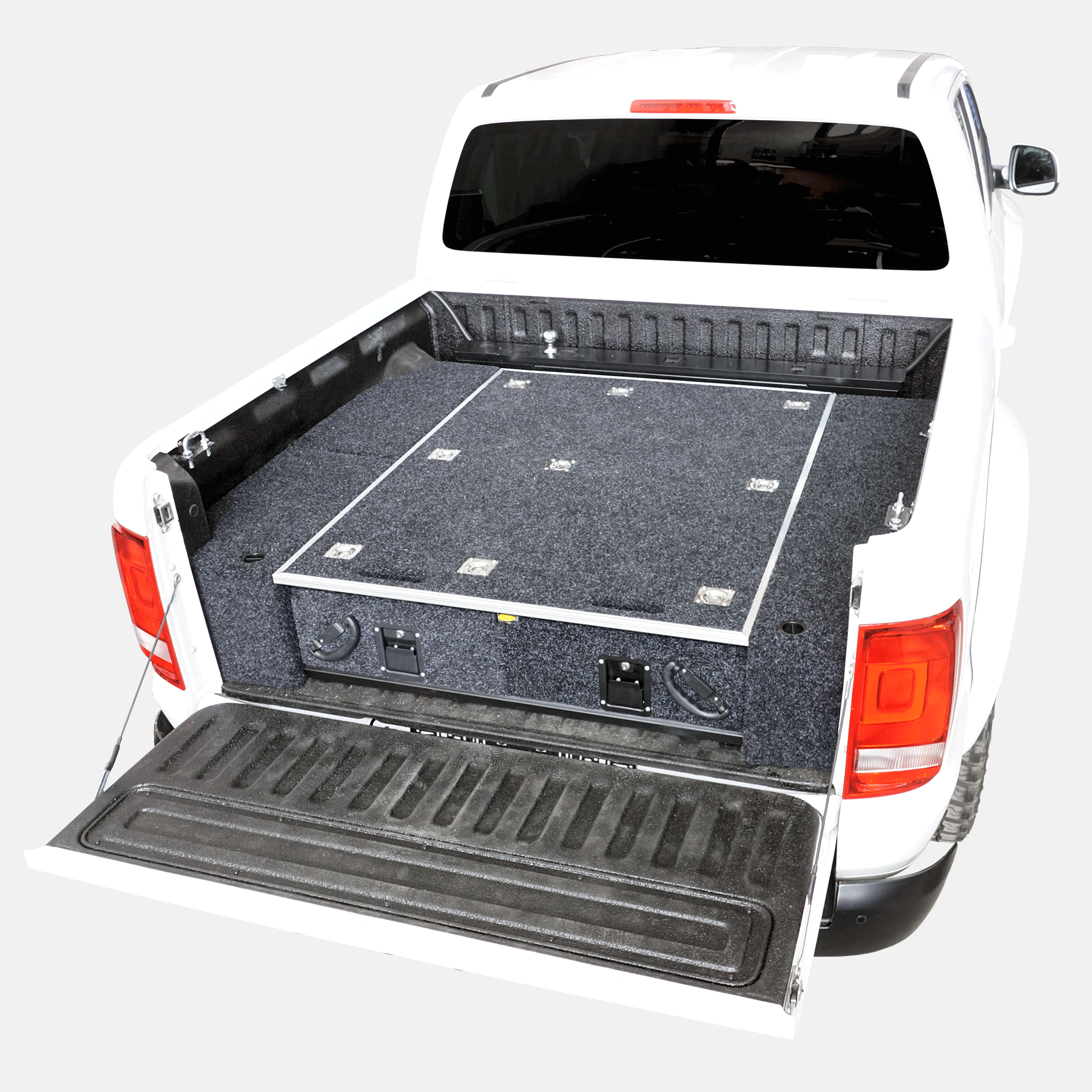 PickUp drawer with central top bed slide 130x100cm