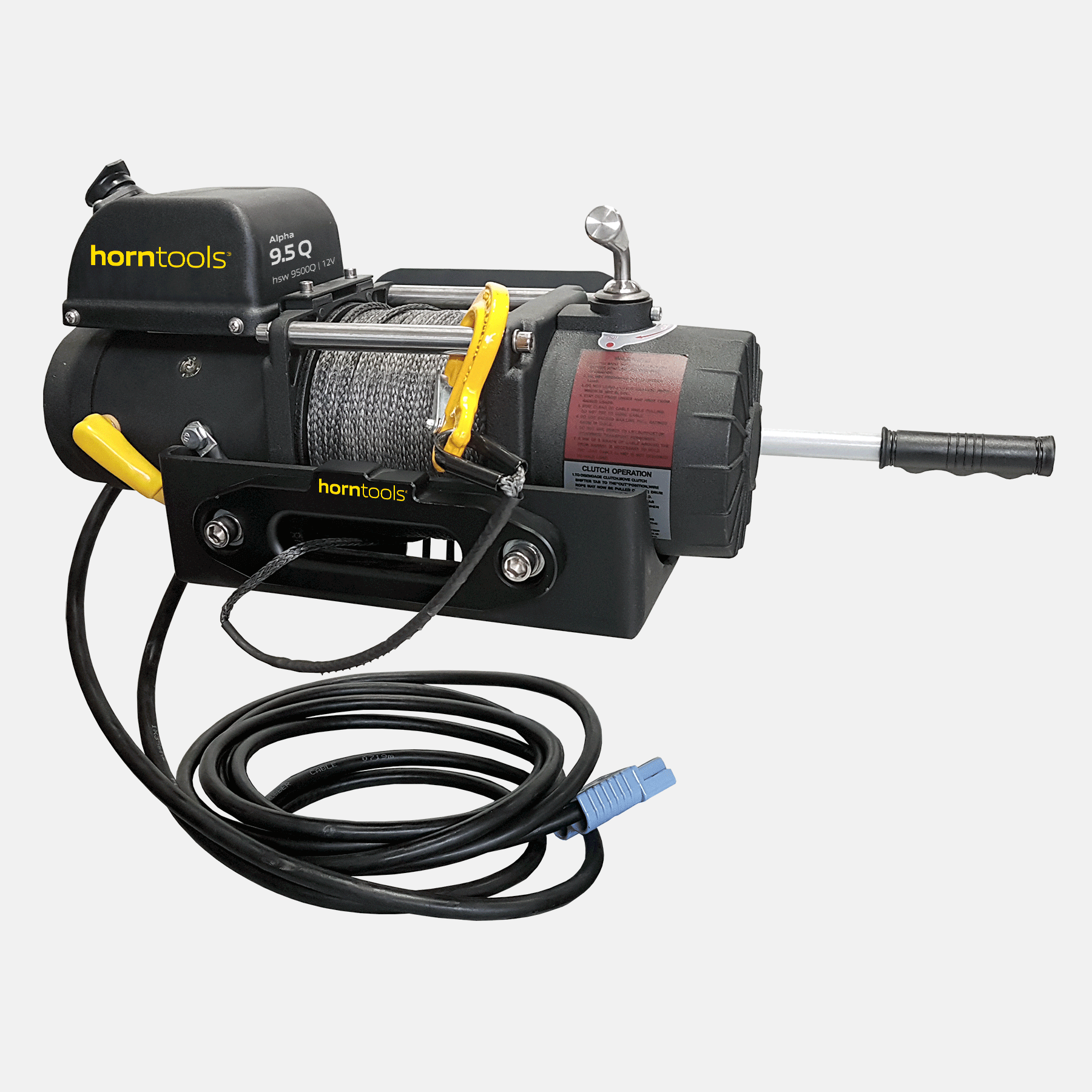 Mobile winch system Super Speed ​​12V with 80m synthetic cable