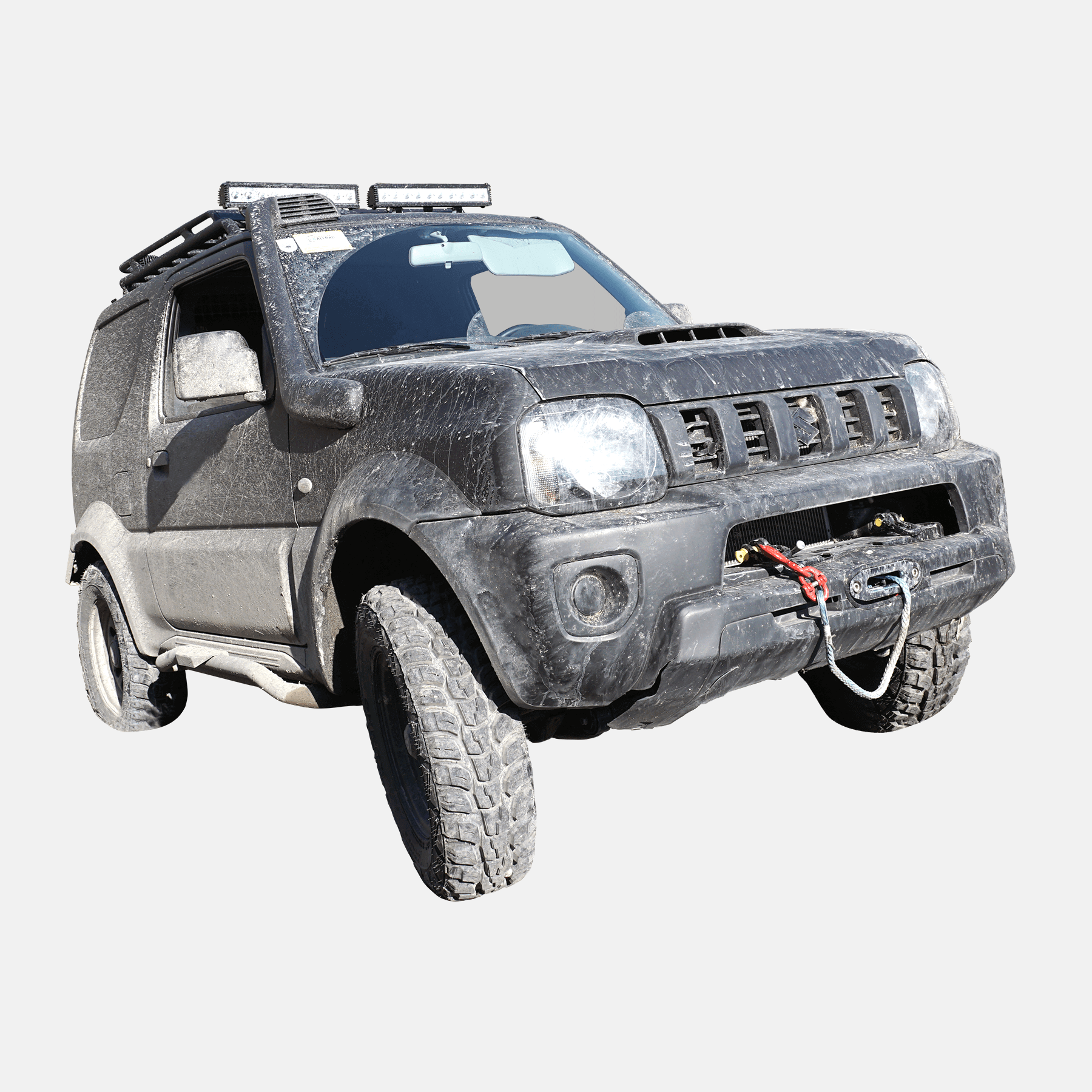 Seilwindensystem Alpha für Suzuki Jimny FJ - 4,3 Tonnen