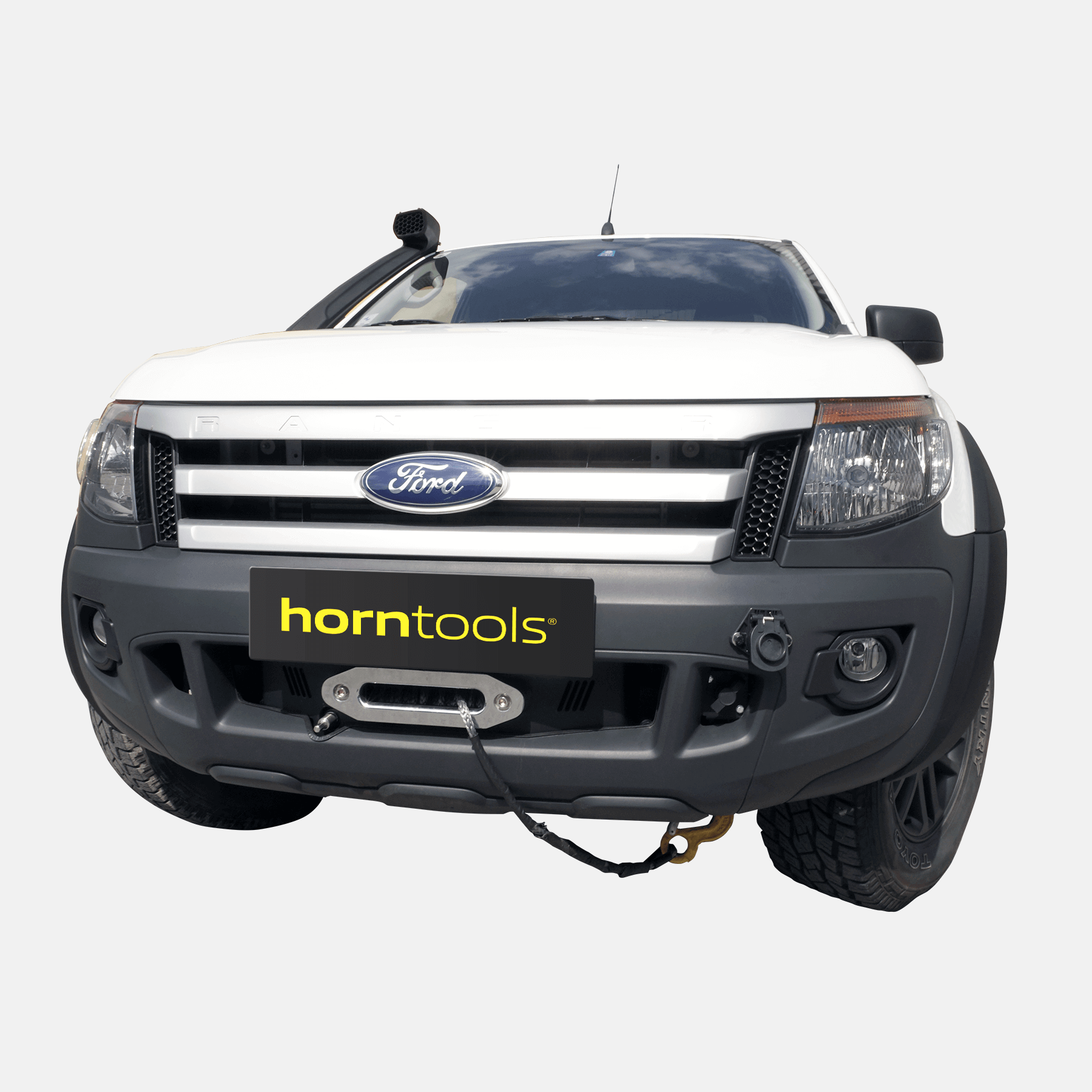 Alpha winch system for Ford Ranger T6 4.3 tons built between 2012 and 2015