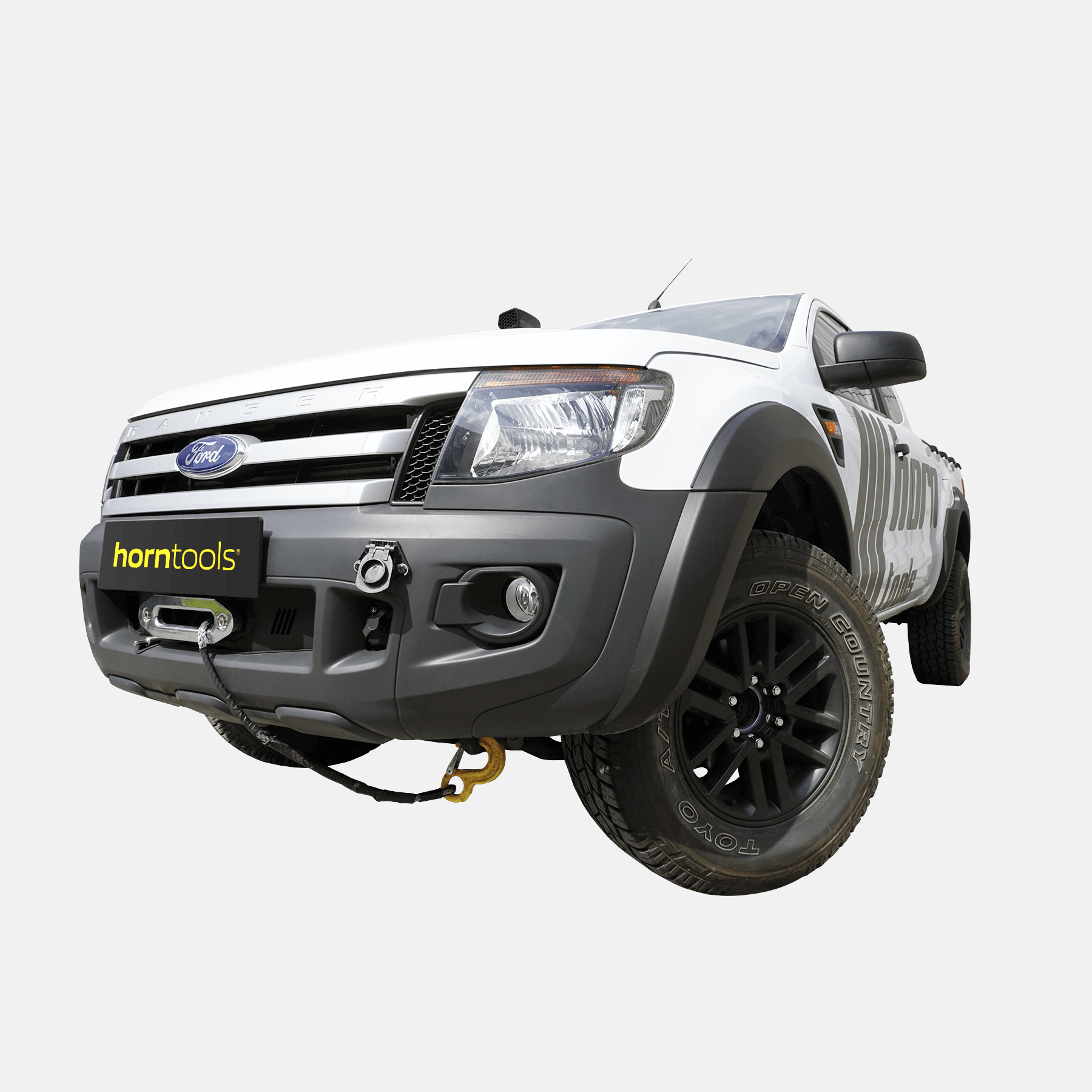 Alpha winch system for Ford Ranger T6 4.3 tons built between 2012 and 2015