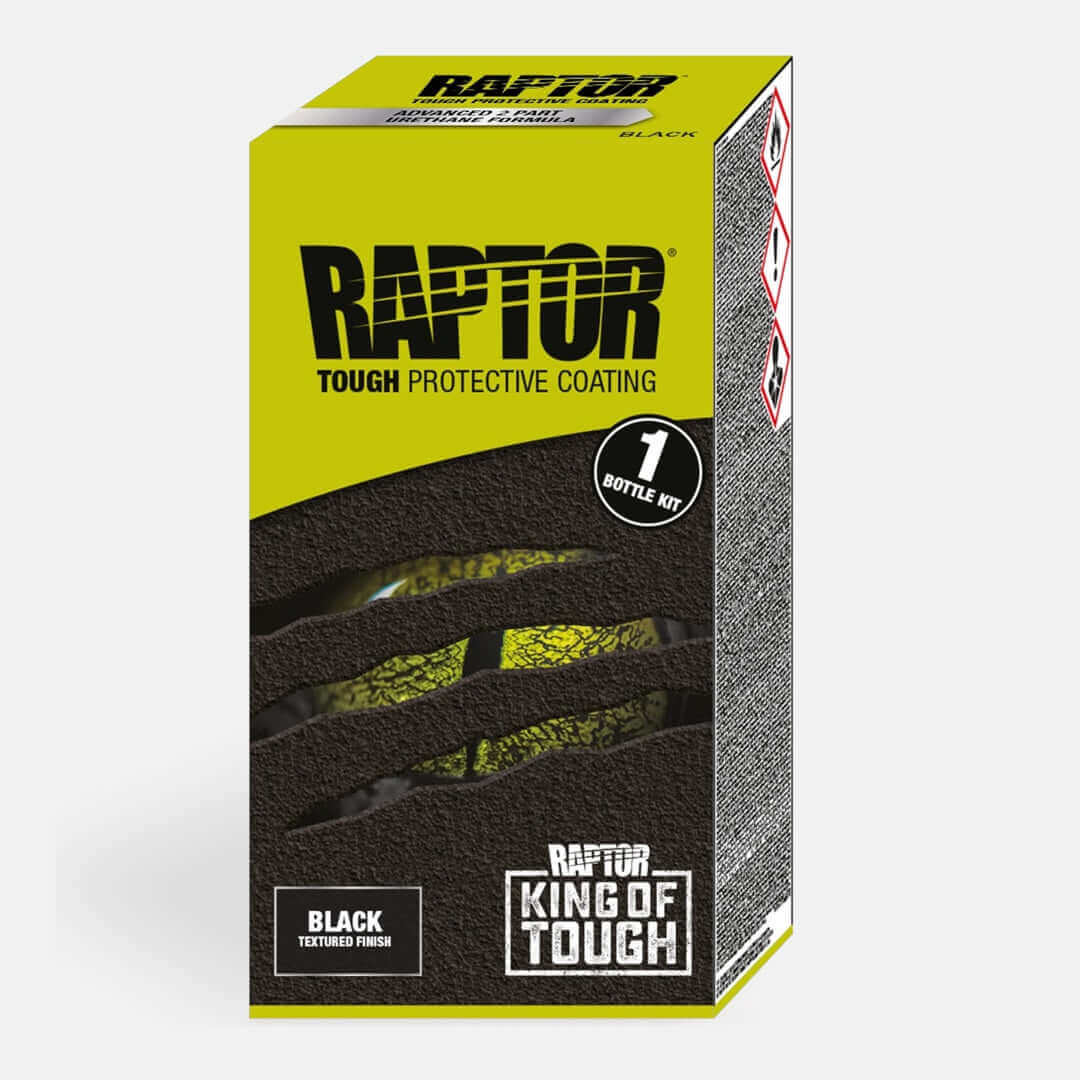 RAPTOR Lack Schwarz - Kit (Beschichtung & Härter)