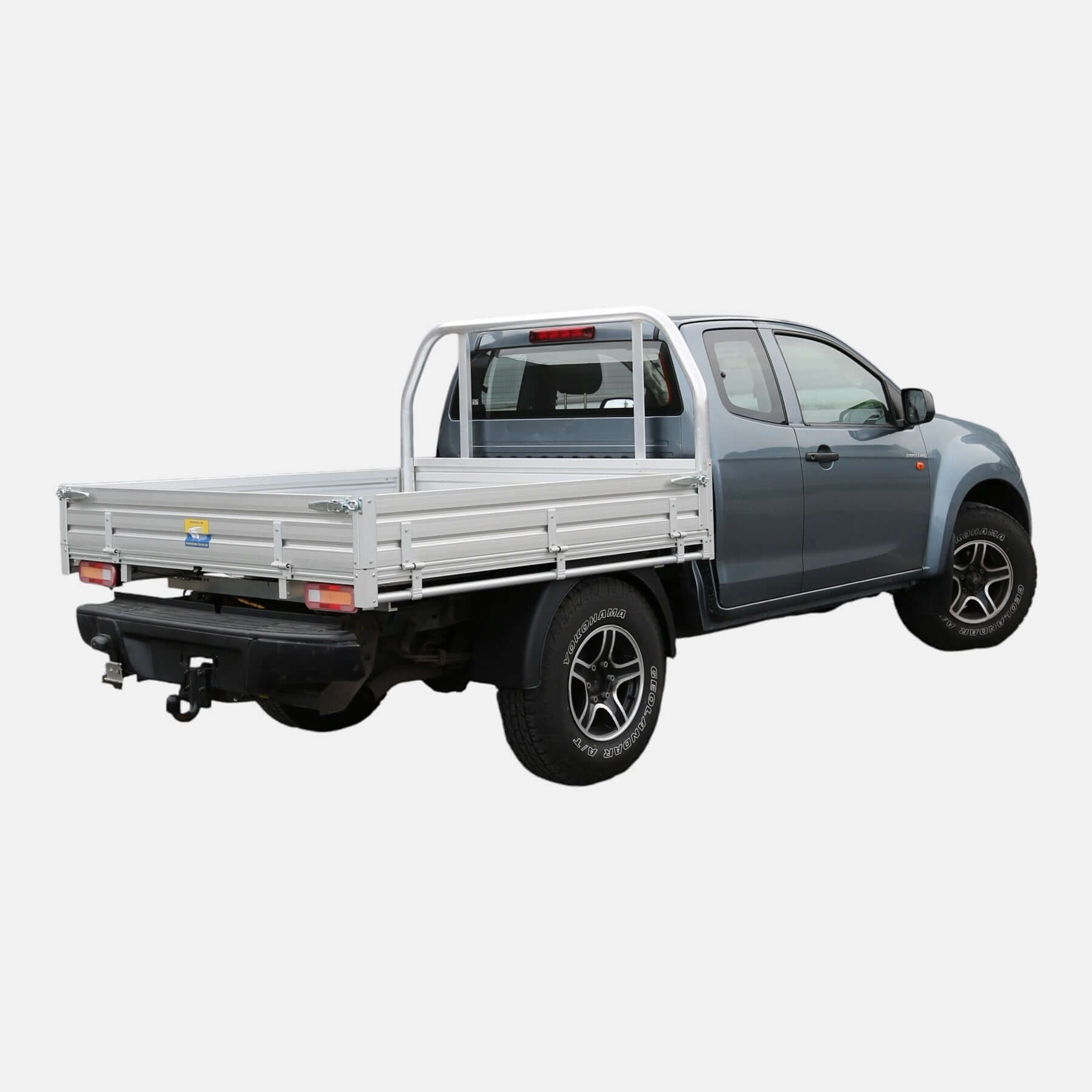 Flatbed UTE Tray Silver including side walls & cabin protection