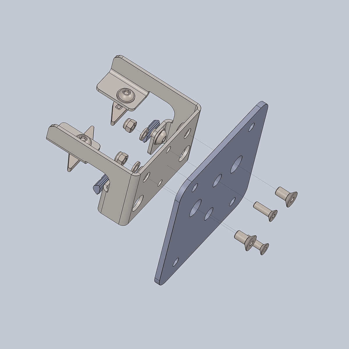 Roof rack ExRoof awning holder